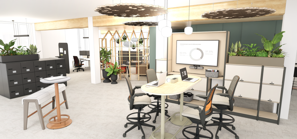 Das Büro als Ort der Begegnung und der Innovation.