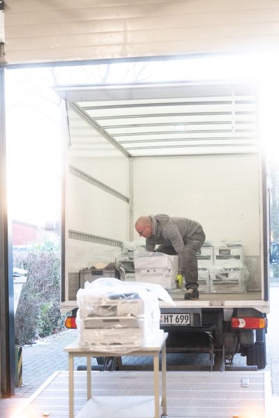 Anlieferung neuer Arbeitswelten