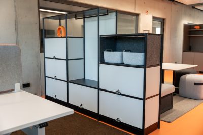 Nicht nur effizienter Stauraum sondern gleichzeitig auch Desingelement