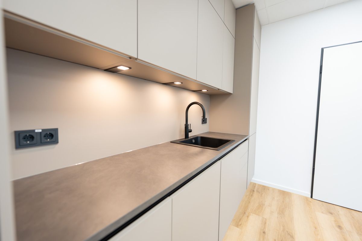 Die Teeküche, eine maßgefertigte Sonderanfertigung