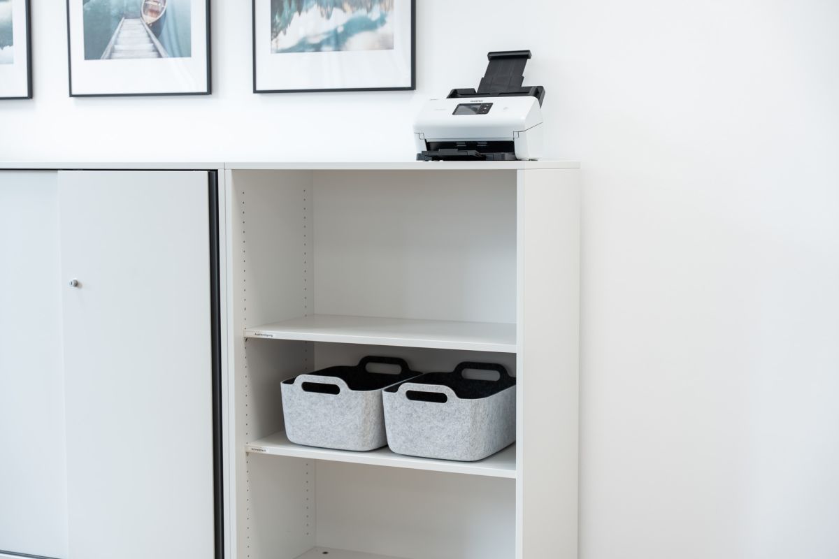 Reduzierte Stauraumlösung nach tatsächlichem Bedarf