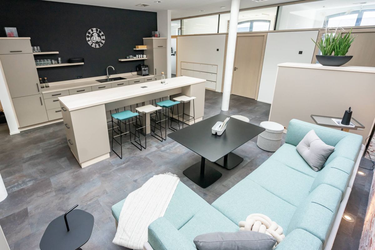 Wohnliche und kreative Bistroküche mit vielseitigen Settings